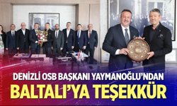 Yaymanoğlu'ndan Baltalı'ya teşekkür