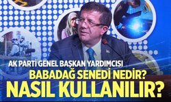 Babadağ Senedi nedir? Nasıl kullanılır? Nihat Zeybekci açıkladı