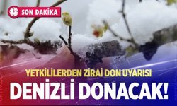 Denizli donacak! Zirai don uyarısı yapıldı…
