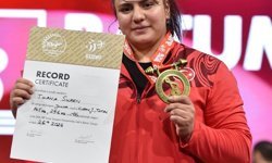 Milli halterci Tuana Süren, Avrupa üçüncüsü