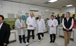 Vali Köşger üretimin nabzını tuttu