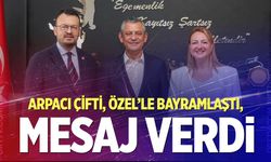 Arpacı çifti Özgür Özel’le bayramlaştı, mesaj verdi