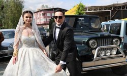 Yüzlerce cip bu düğünde toplandı