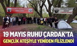 19 Mayıs Ruhu Çardak’ta Gençlik Ateşiyle Yeniden Filizlendi