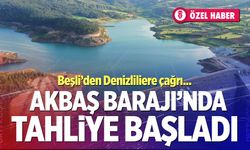 Akbaş Barajı doldu, tahliye başladı; Beşli’den Denizlililere tasarruf uyarısı…