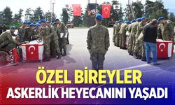 Denizli’de özel bireyler 1 günlüğüne asker oldu