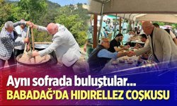 Babadağ'da Hıdırellez coşkusu