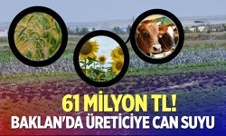 Baklan’da üreticiye dev destek