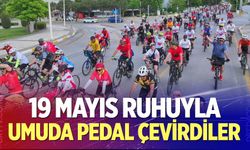 19 Mayıs ruhuyla umuda pedal çevirdiler