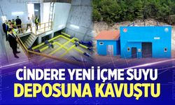 Cindere yeni içme suyu deposuna kavuştu