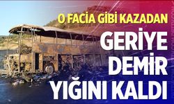 Facai gibi kazadan geriye sadece demir yığını kaldı