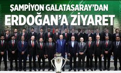 Şampiyon Galatasaray’dan Cumhurbaşkanı Erdoğan’a ziyaret