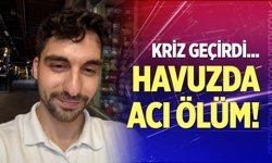 Havuzda acı ölüm!