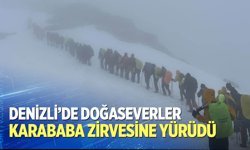 Denizli’de 500 Doğasever Zirveye Yürüdü