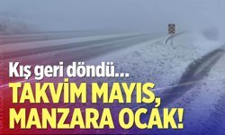 Cankurtaran Geçidi beyaza büründü: Bahar gitti, kış geri geldi!