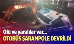 Yolcu otobüsü devrildi: 4 ölü, çok sayıda yaralı
