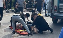 Motosikletler çarpıştı: 2 yaralı
