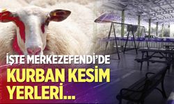 Merkezefendi'de kurban kesilecek yerler belirlendi