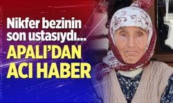Nikfer Bezinin son ustalarından Ümmühan Apalı vefat etti