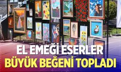Öğrencilerin el emeği eserleri beğeni topladı