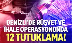 Denizli’de Rüşvet ve İhale Operasyonunda 12 Tutuklama