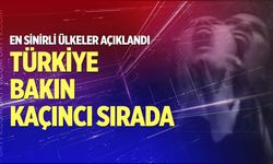 Dünyanın en sinirli ülkeleri açıklandı!
