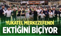 Yukatel Merkezefendi Belediyesi ektiğini biçmeye başladı