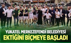 Yukatel Merkezefendi Belediyesi ektiğini biçmeye başladı