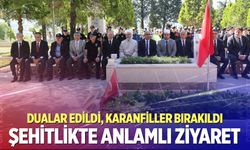Denizli protokolünden Arefe Günü şehitlik ziyareti!