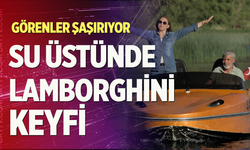 Gökgöl’de "Lamborghini" ile keyif yapıyorlar