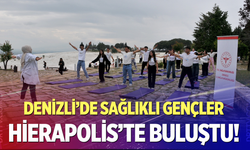 Denizli' de sağlıklı gençler Hierapolis’te buluştu!