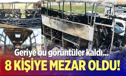 8 kişiye mezar olan otobüsün enkazı yediemin deposuna çekildi
