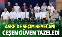 ASKF’de seçim heyecanı: Ceşen güven tazeledi