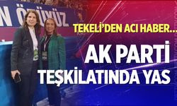 Tekeli’den acı haber… Ak Parti teşkilatında yas
