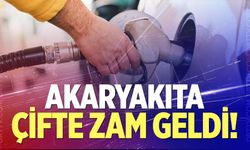 Akaryakıta çifte zam geldi