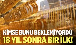 Altında 18 yıl sonra bir ilk