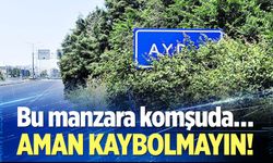 Bu manzara komşuda… Aman kaybolmayın!