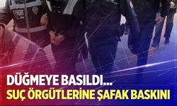 34 ilde suç örgütlerine operasyon!