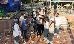 Astronomi ve gökyüzü gözlem şenliği düzenlendi