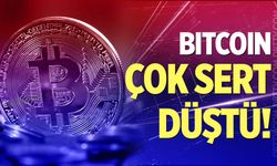 Bitcoin'de sert düşüş!