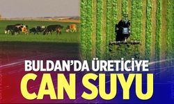 Buldan’da üreticiye can suyu