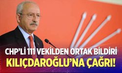 CHP'de 111 milletvekilinden ortak bildiri