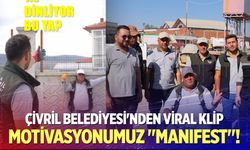 Belediye personelinden eğlenceli akım! Çivril'den viral video