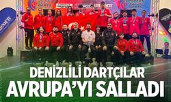 Denizlili dartçılar Avrupa’yı salladı: Elif Dilara Avrupa şampiyonu!