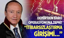 Demir’den Baro operasyonuna tepki!