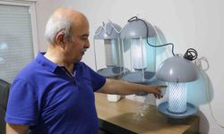 Domates güvesi, mantar sineği ve elma iç kurduna ışık tuzağı