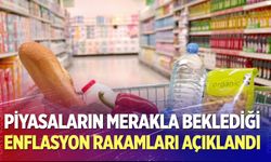 Enflasyon rakamları açıklandı