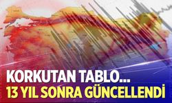 Deprem tehlikesi haritada