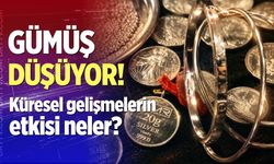 Gümüşte düşüş sürüyor
