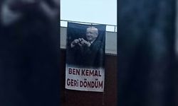 Güzelbahçe'de kılıçdaroğlu pankartı asıldı! "Ben Kemal, geri döndüm!"